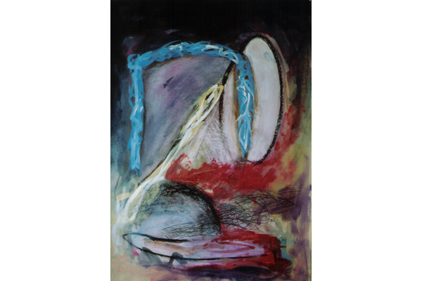UNTITLED<br>1990, 70x100cm<br>Mix media on paper<br>Col. Rosa Ribas